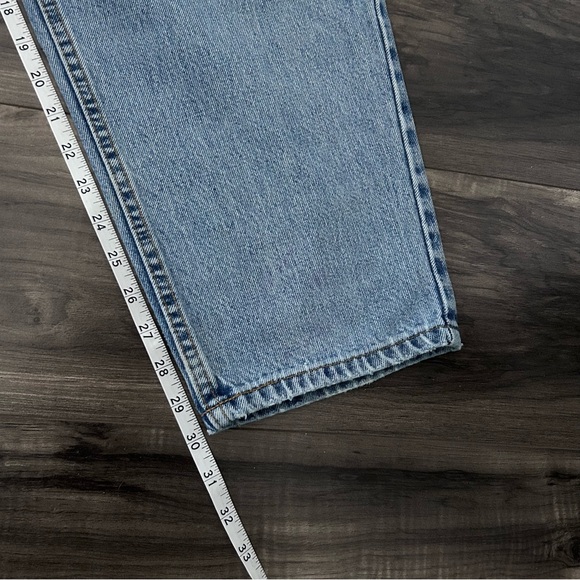 Vintage Levis 560 Jeans Mens 36x30 Blue Denim Loose Fit Tapered Leg Made In USA - Picture 10 of 11